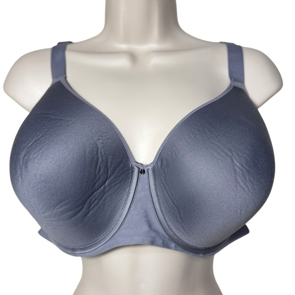 Chantelle  Comfort Chic Side Smooth Underwire Bra, Gray 38G (DDDD) / 38DDD - Picture 4 of 10